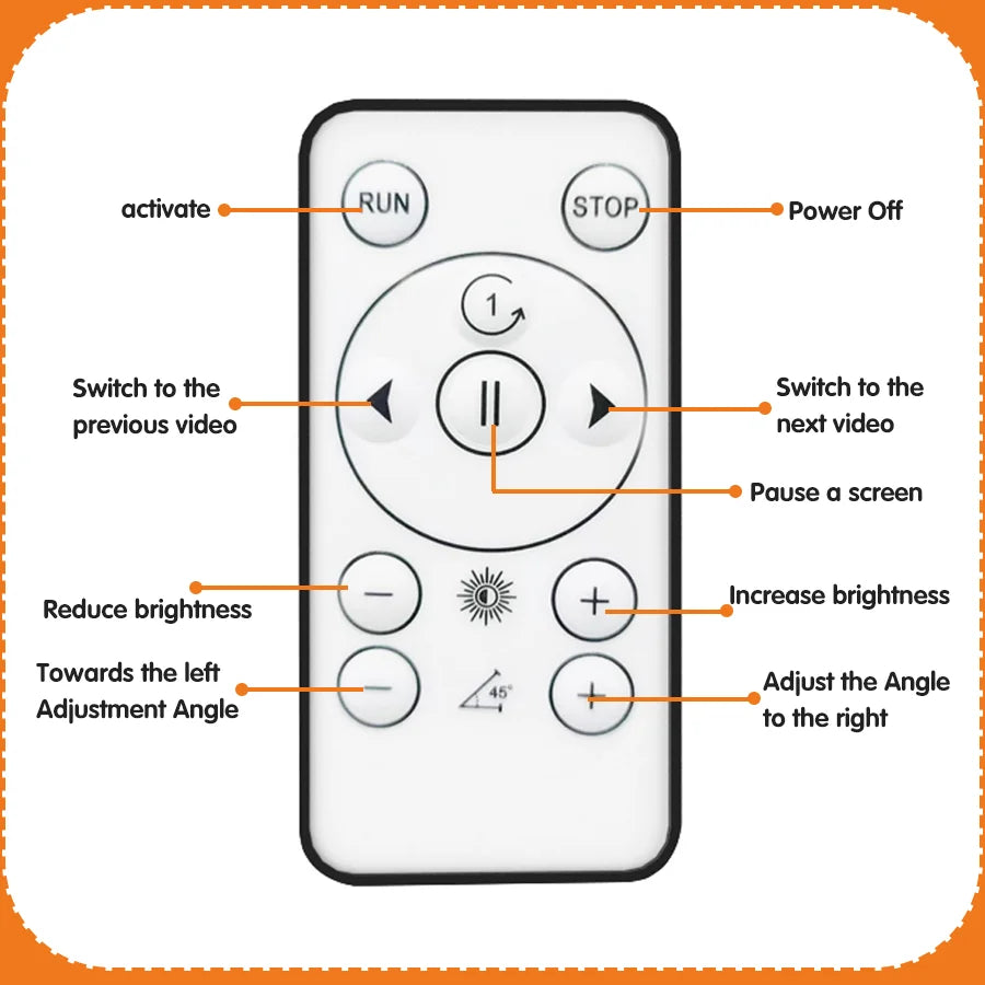 3D Holographic Fan Wifi Remote Custom ICONS Display