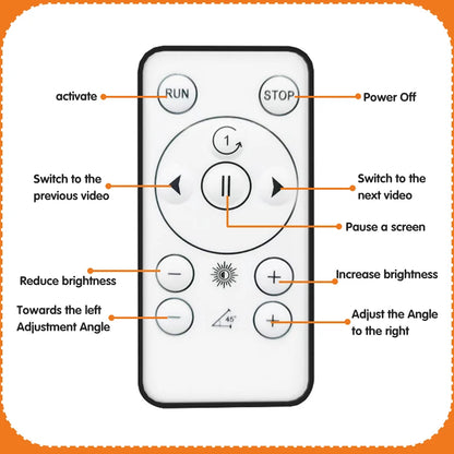 3D Holographic Fan Wifi Remote Custom ICONS Display 